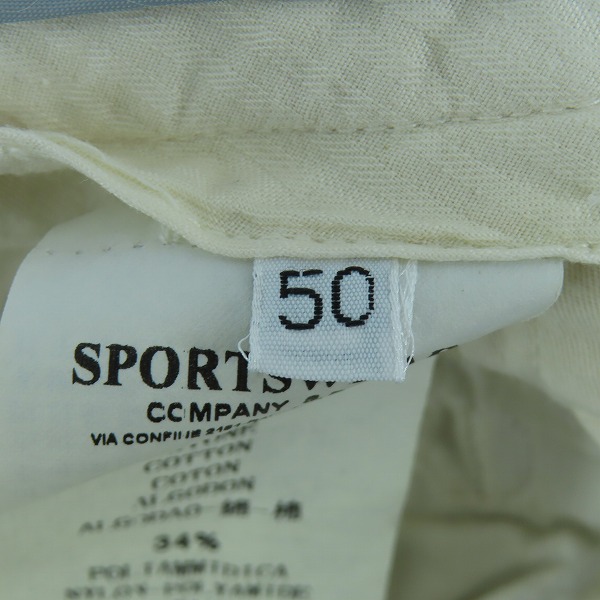 実際に弊社で買取させて頂いたC.P COMPANY/シーピーカンパニー ストライプ柄 チノパンツ 52183B07/50の画像 4枚目