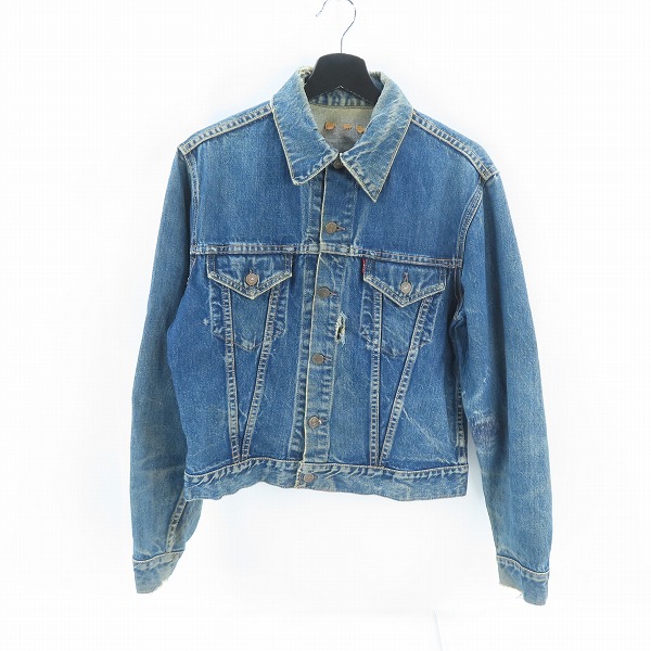 実際に弊社で買取させて頂いたLEVI'S/リーバイス ヴィンテージ ビッグE/ボタン裏刻印D デニムジャケット/Gジャン