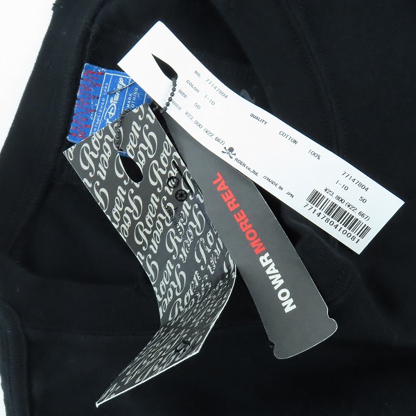 実際に弊社で買取させて頂いた（2）Roen×Disney/ロエン×ディズニー ハロウィン限定 ミッキーマウス 77147804 /50の画像 7枚目