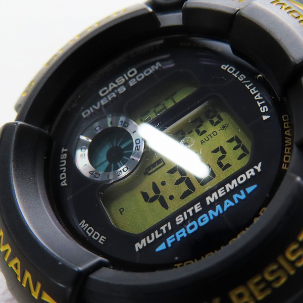実際に弊社で買取させて頂いたG-SHOCK/Gショック 第4回イルクジ FROGMAN フロッグマン タフソーラー GW-204K-9JRの画像 5枚目