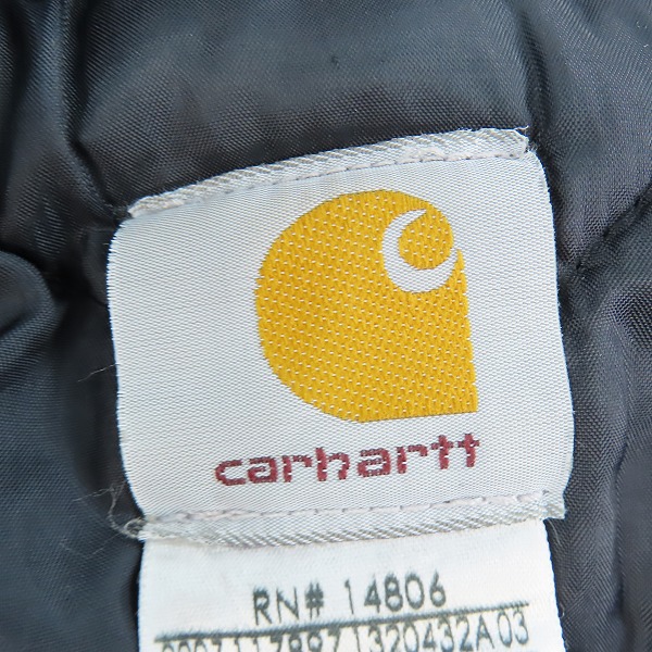 実際に弊社で買取させて頂いたCarhartt/カーハート トラディショナルコート ダック地 ワークジャケット 2XLの画像 2枚目