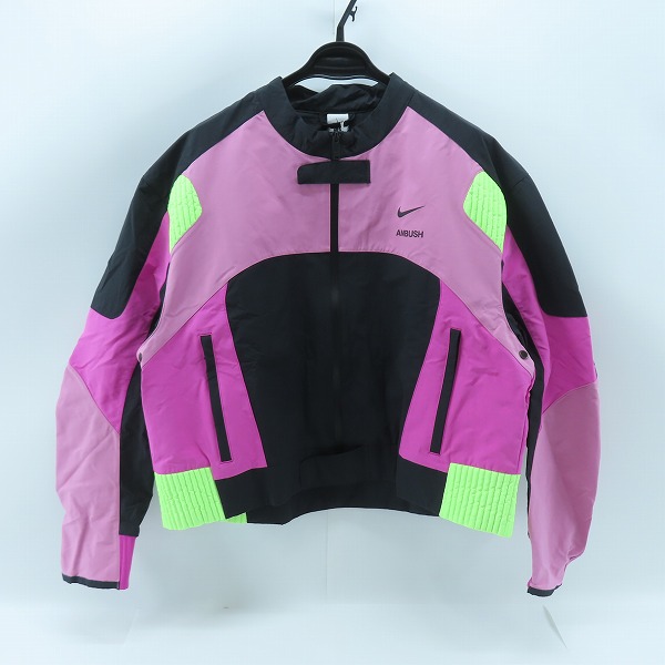 実際に弊社で買取させて頂いた【未使用】NIKE×AMBUSH/ナイキ×アンブッシュ Motorcycle Jacket バイカージャケット CW8000-693/XXL