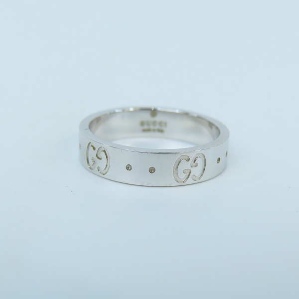実際に弊社で買取させて頂いたGUCCI/グッチ アイコンリング  GGリング 8.5号 の画像 4枚目