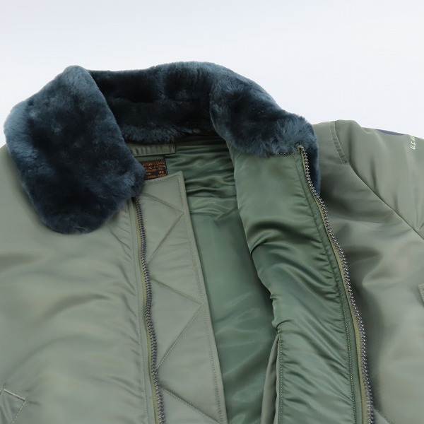 実際に弊社で買取させて頂いたBUZZ RICKSON'S/バズリクソンズ B-15D 79th FTR BOMB SQ/ボア フライトジャケット BR14395/42の画像 5枚目