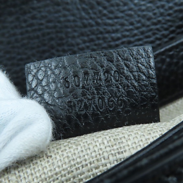 実際に弊社で買取させて頂いたGUCCI/グッチ インターロッキングG ショルダーバッグ 607720 の画像 6枚目
