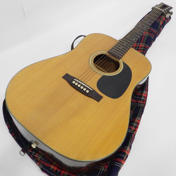 実際に弊社で買取させて頂いた★【難有り】Aria/アリア W150 アコースティックギター/アコギ  ソフトケース付