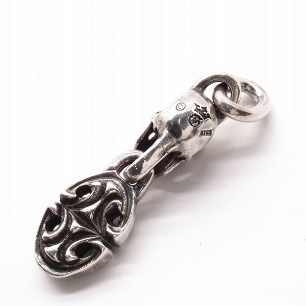 実際に弊社で買取させて頂いたGabor/ガボール スカル w/スカルプデットオーバル ペンダントの画像 6枚目