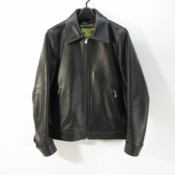 実際に弊社で買取させて頂いたWACKO MARIA/ワコマリア ステアハイド レザージャケット 裏地 JAMAICA/S