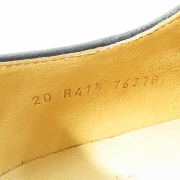 実際に弊社で買取させて頂いたPARABOOT/パラブーツ MICHAEL MARCHE Ⅱ/ミカエル レザーシューズ 715604/41.5の画像 5枚目