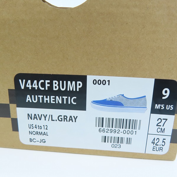 実際に弊社で買取させて頂いたVANS×BUMP OF CHICKEN/バンズ×バンプオブチキン AUTHENTIC LEATHER/オーセンティックレザースニーカー V44CF BUMP 27の画像 8枚目