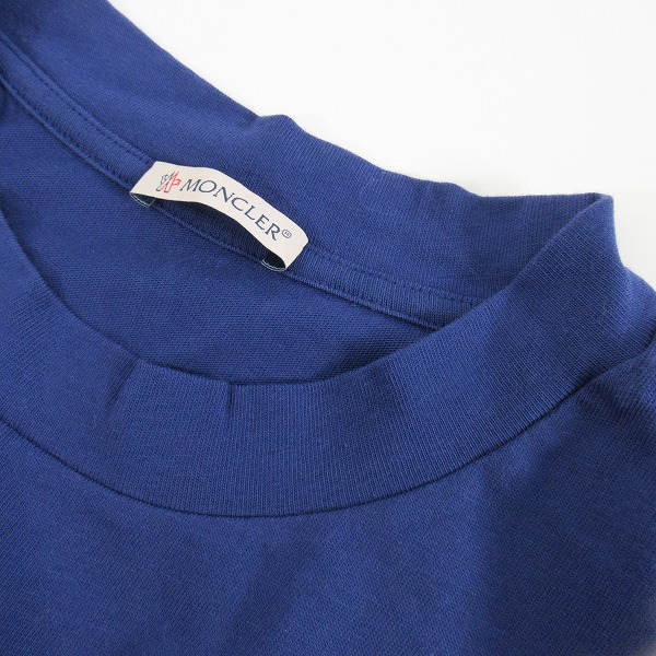 実際に弊社で買取させて頂いた【JPタグ】MONCLER/モンクレール SS TSHIRT ロゴプリントクルーネック スタッズ Tシャツ H10918C00015/Mの画像 7枚目