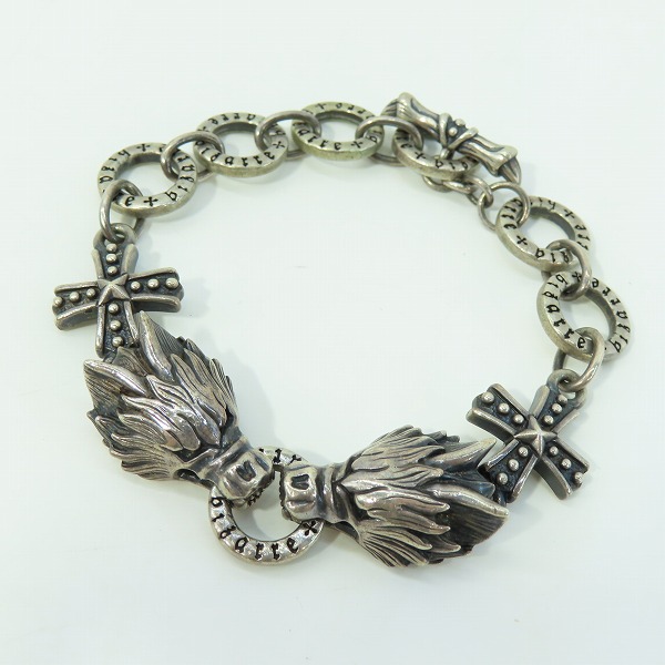 実際に弊社で買取させて頂いたBizarre/ビザール シルバーブレスレット ウルフ