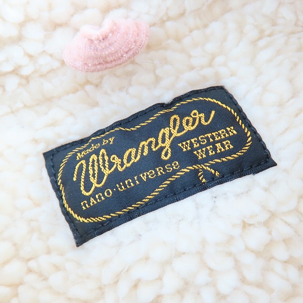 実際に弊社で買取させて頂いたWrangler×nano universe/ラングラー×ナノユニバース 裏ボア コーデュロイジャケット WS9085 /Sの画像 2枚目