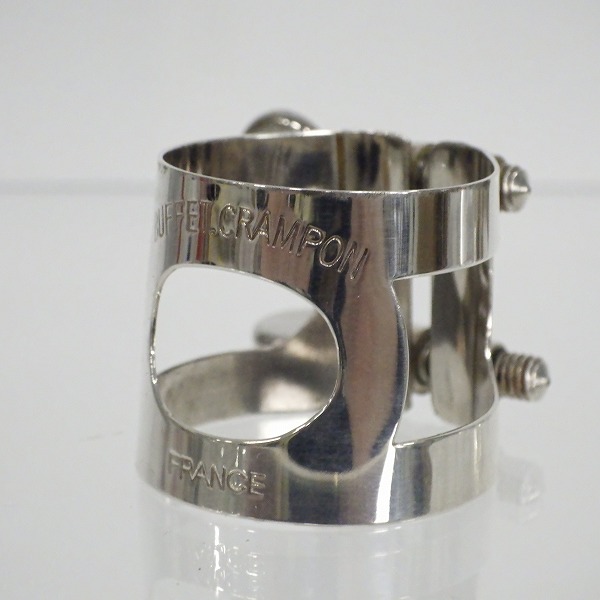 実際に弊社で買取させて頂いたBuffet Crampon/ビュッフェ・クランポン クラリネット用 リガチャー シルバー  2個セットの画像 1枚目