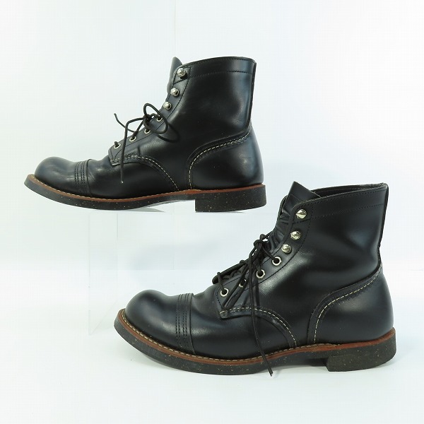 実際に弊社で買取させて頂いたRED WING/レッドウィング IRON RANGER/アイアン レンジャー ブーツ 8080/8.5Dの画像 3枚目
