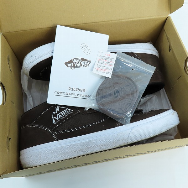 実際に弊社で買取させて頂いたVANS/バンズ MT.EDITION MID/マウンテンエディションミッド V42 BROWN/WHITE スニーカー 665524-0002/29の画像 8枚目