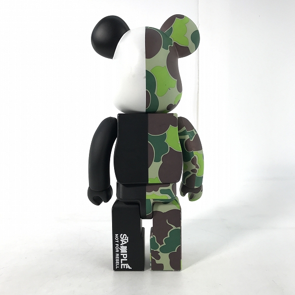 実際に弊社で買取させて頂いたMEDICOM TOY/メディコムトイ WIND AND SEA×atmos×BE@RBRICK/ウィンダンシー×アトモス×ベアブリック 400%の画像 2枚目