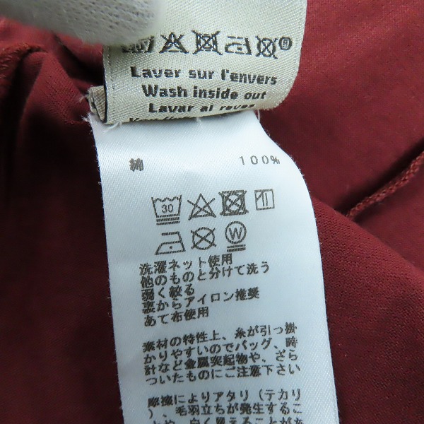 実際に弊社で買取させて頂いた【JPタグ】HERMES/エルメス 20AW シェーヌダンクルプリントTシャツ XLの画像 3枚目