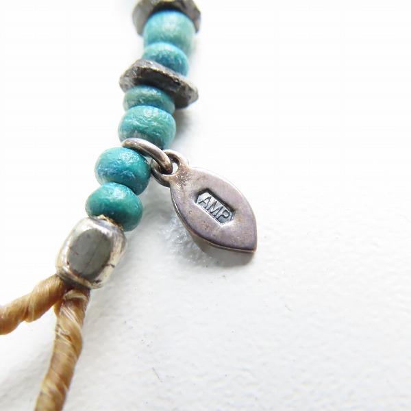 実際に弊社で買取させて頂いたAMP JAPAN/アンプジャパン Coconut Beads Bracelet/ココナッツ ビーズ ブレスレット ブルーの画像 6枚目