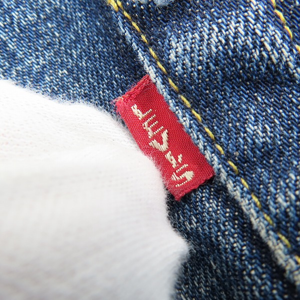 実際に弊社で買取させて頂いたLEVI'S/リーバイス S501XX 米国製 840本限定 1944年 復刻 大戦モデル 月桂樹ボタン/シャツスレーキ/W38L36の画像 4枚目