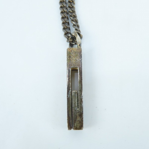 実際に弊社で買取させて頂いたGUCCI/グッチ カットアウトG チェーン ネックレス ネーム入りの画像 2枚目