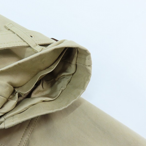 実際に弊社で買取させて頂いたBURBERRY PRORSUM/バーバリープローサム トレンチコート ノバチェック 3761564/61E/46R の画像 6枚目