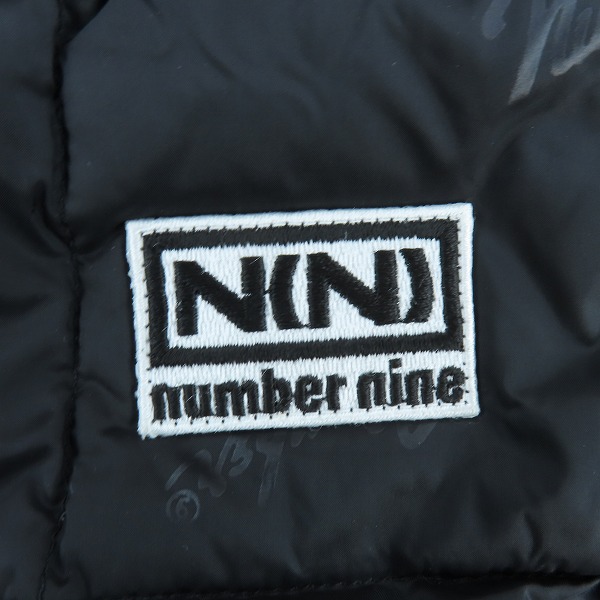 実際に弊社で買取させて頂いたNUMBER (N)INE/ナンバーナイン STUDIOUS×TAION 超撥水ダウンベストの画像 6枚目