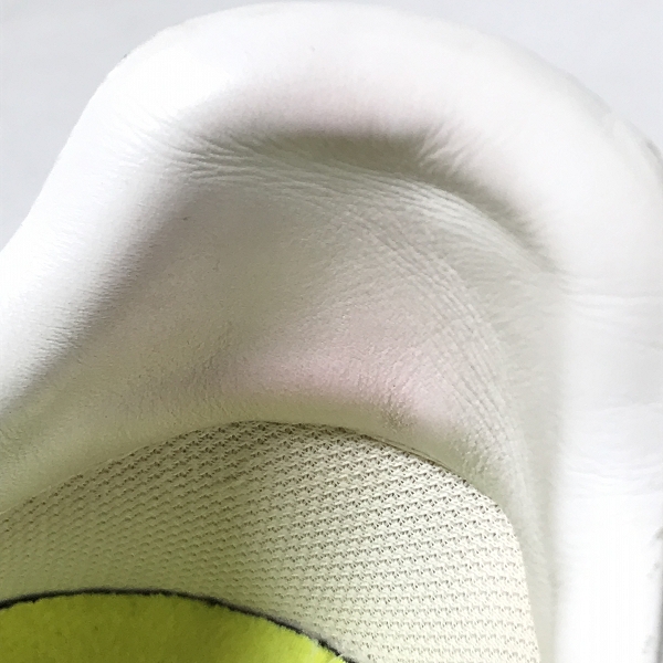 実際に弊社で買取させて頂いたLouis Vuitton/ルイヴィトン ルクセンブルグライン ローカットスニーカー ホワイト×イエロー MS1108/8.5の画像 8枚目