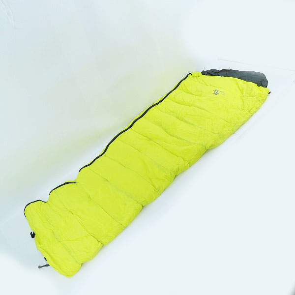 実際に弊社で買取させて頂いた【未使用】MINIMAL WORKS/ミニマルワークス CHAMELEON 500/シュラフ/寝袋 ライム MGSL-CL501-GO0LI