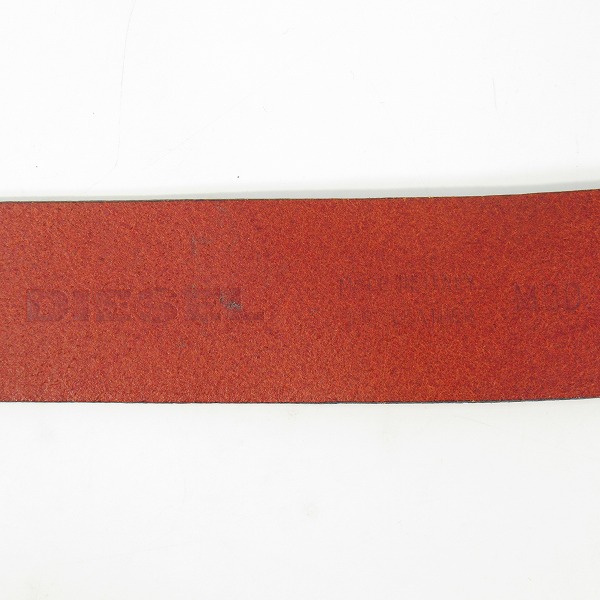 実際に弊社で買取させて頂いたDIESEL/ディーゼル 777 バックル レザーベルト 90/36の画像 5枚目