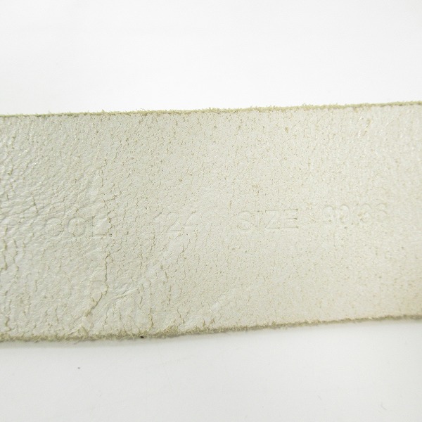 実際に弊社で買取させて頂いたDIESEL/ディーゼル SUPERSTAR バックル レザーベルト 90/36の画像 7枚目