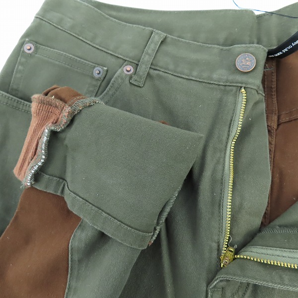 実際に弊社で買取させて頂いたglamb/グラム 16AW 立体裁断 ストレッチ ツイル リブ サルエル クリストン パンツ GB16AT/P04 3 の画像 2枚目