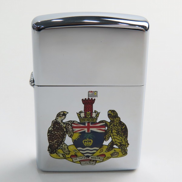 実際に弊社で買取させて頂いたZIPPO/ジッポー ディエゴガルシア島の紋章デザイン 1992年製