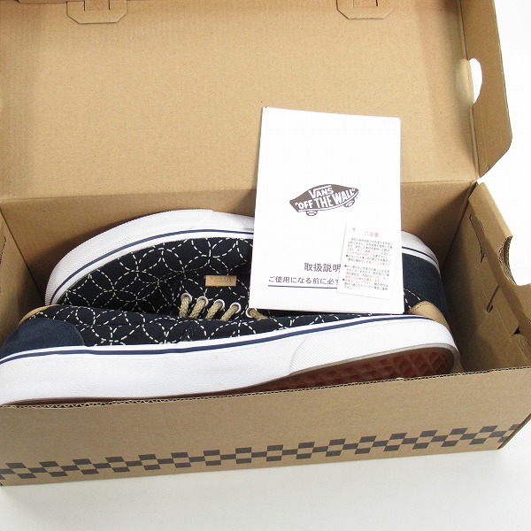 実際に弊社で買取させて頂いたVANS/バンズ ヴァンズ ERA/エラ V95SASHIKO NAVY/MARU JAPAN FABRICKシリーズ/29の画像 7枚目