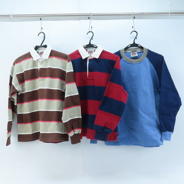 実際に弊社で買取させて頂いたBARBARIAN RUGBY WEAR/バーバリアン スウェット/ラガーシャツ /S 3点セット