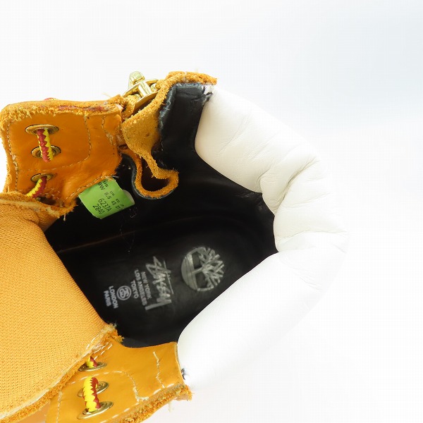 実際に弊社で買取させて頂いたTimberland×STUSSY/ティンバーランド×ステューシー 6INCH PREMIUM BOOTS 6237A  9Wの画像 4枚目
