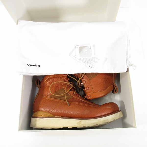 実際に弊社で買取させて頂いたVISVIM/ヴィズヴィム BEARD BOOTS-FOLK V10007234 M9の画像 8枚目