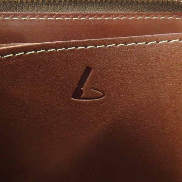 実際に弊社で買取させて頂いた土屋鞄製造所/ツチヤカバン L字ファスナー レザー ウォレット/コインケース/小銭入れの画像 4枚目