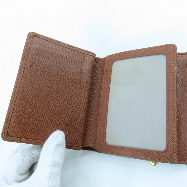 実際に弊社で買取させて頂いたLOUIS VUITTON/ルイヴィトン モノグラム ポルト・カルトコアラ 財布 M58013の画像 4枚目