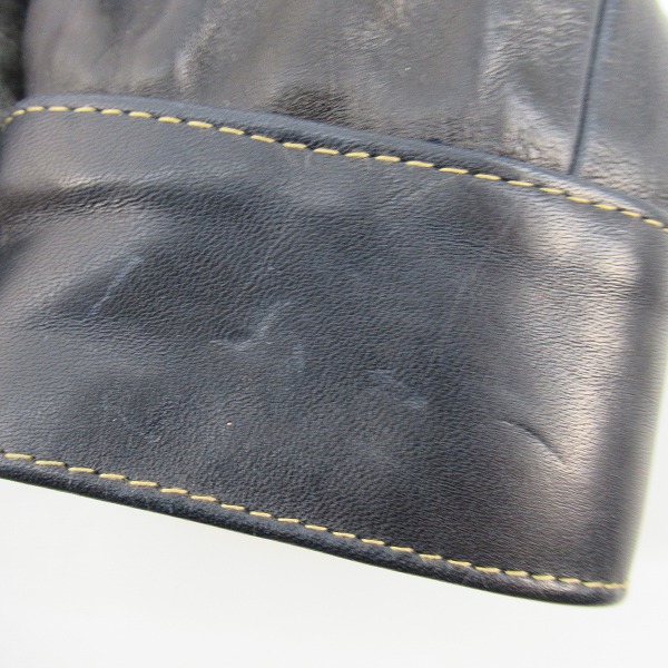 実際に弊社で買取させて頂いたISAMU KATAYAMA BACKLASH×FULLCOUNT/バックラッシュ×フルカウント 21AW Leather Jacket レザージャケット FL-1970-01/44の画像 6枚目