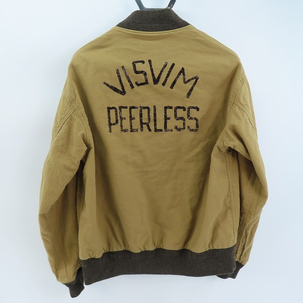 実際に弊社で買取させて頂いたVISVIM/ビズビム 20AW  VARSITY SB JKT ヴァーシティジャケット バックプリント 0120205013020 3の画像 1枚目