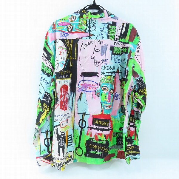 実際に弊社で買取させて頂いたWACKO MARIA×JEAN MICHEL BASQUIAT/ワコマリア×ジャンミシェルバスキア 22AW L/S TYPE-3 ハワイアンシャツ/XLの画像 1枚目