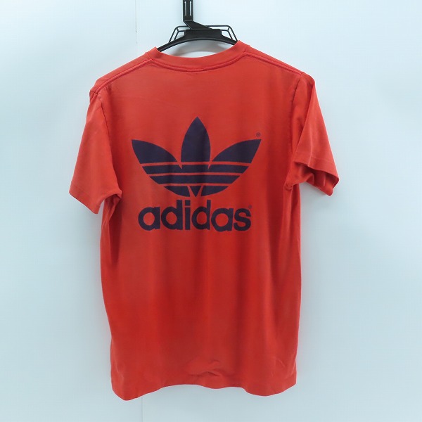 実際に弊社で買取させて頂いたadidas/アディダス 80s ヴィンテージ ロゴTシャツ Mの画像 1枚目