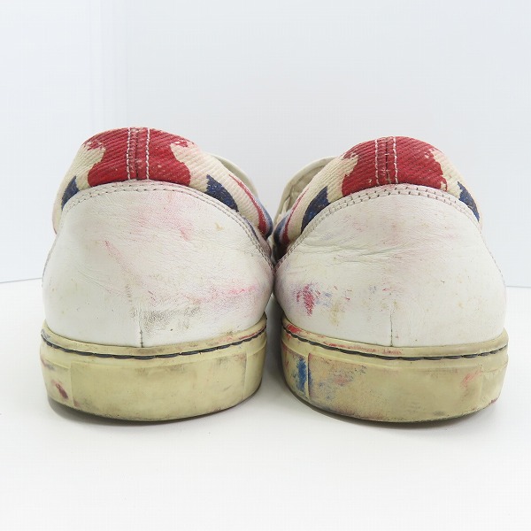 実際に弊社で買取させて頂いたJIMMY CHOO/ジミーチュウ ユニオンジャック柄 スリッポン/41の画像 1枚目