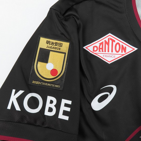 実際に弊社で買取させて頂いたasics/アシックス ヴィッセル神戸 2024 #9 宮代 大聖 レプリカ ホームユニフォーム 2103A082/Lの画像 4枚目