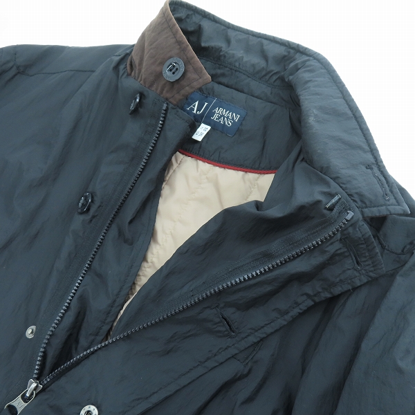 実際に弊社で買取させて頂いたARMANI JEANS/アルマーニジーンズ ジップアップ ブルゾン 3XLの画像 2枚目