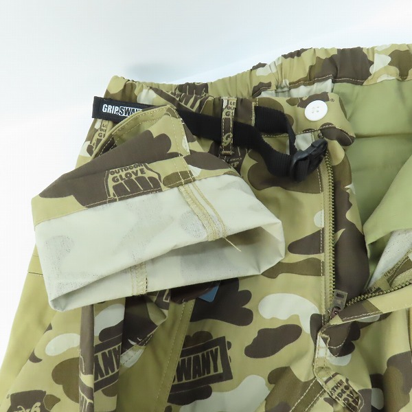 実際に弊社で買取させて頂いた【未使用】A BATHING APE/アベイジングエイプ BAPE X GRIP SWANY/Sの画像 5枚目