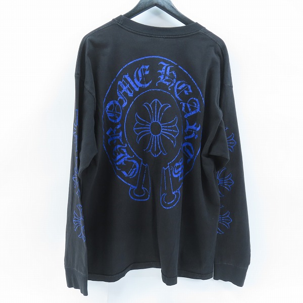 実際に弊社で買取させて頂いたCHROME HEARTS/クロムハーツ ホースシュー CHプラス プリント カットソー 002-037064 XXLの画像 1枚目