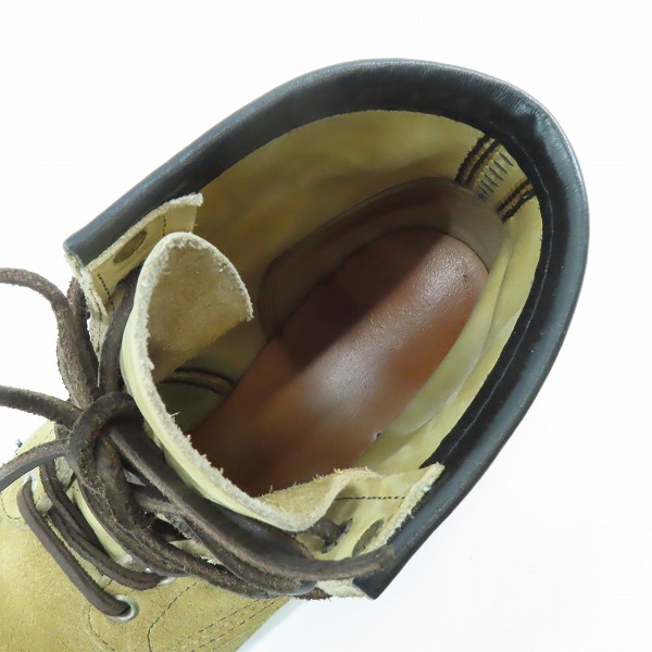 実際に弊社で買取させて頂いたRED WING/レッドウィング スエード レザー 羽タグ アイリッシュセッター 8173/ 7.5の画像 4枚目