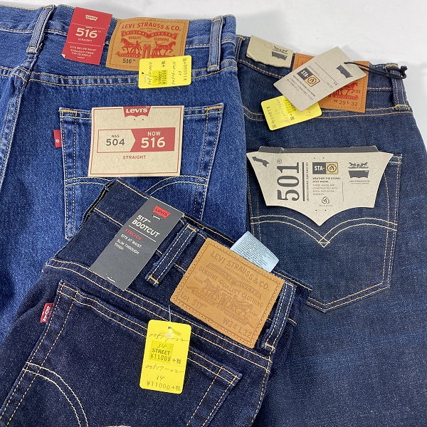 実際に弊社で買取させて頂いた【おまとめ/未使用】LEVIS/リーバイス 501/511/516/517 デニムパンツの画像 2枚目